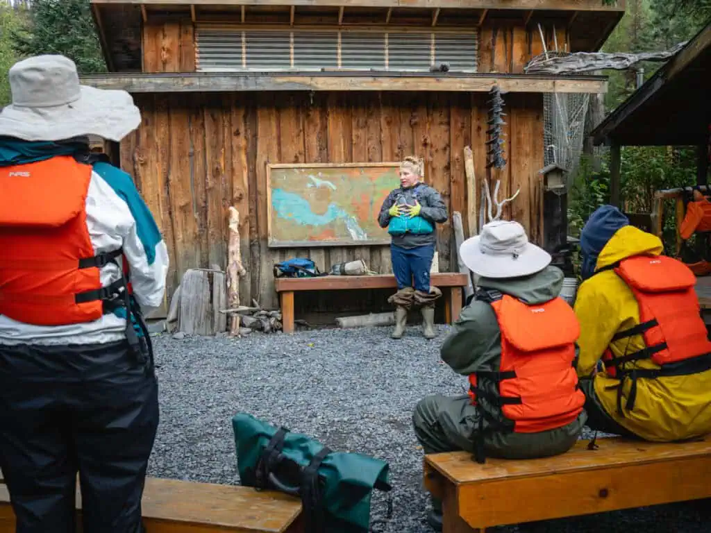 Prepping for the Full-Day Kenai Canyon Raft trip