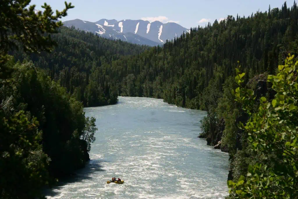 Rafting the Kenai River