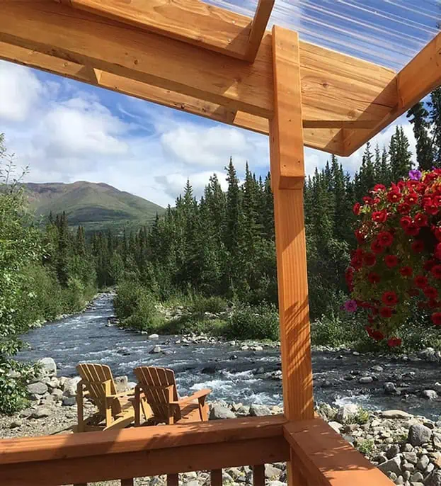 Creekside View near Denali National Park